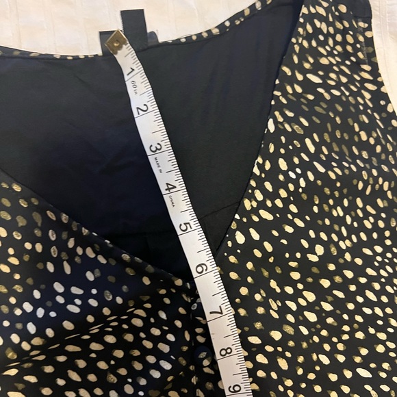 Black, Dotted, Button front Tank Top, NWT - Picture 7 of 8